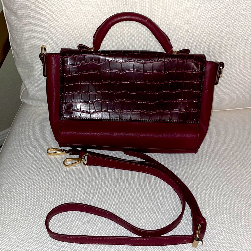 Sole Society Burgundy Crossbody